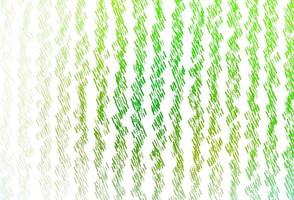 Telón de fondo de vector verde claro con líneas largas.