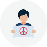 Protest Flat Circle vector