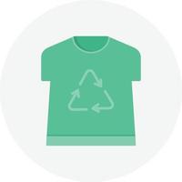 Shirt Flat Circle vector