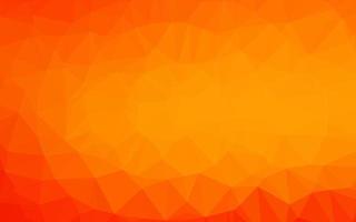 Light Orange vector blurry triangle template.