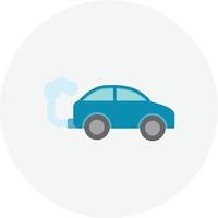 Car Flat Circle vector