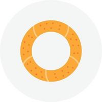 Bagel Flat Circle vector