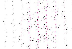 Light Pink vector pattern in polygonal style with circles.