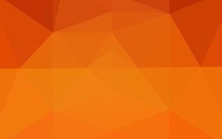 Light Orange vector polygon abstract background.