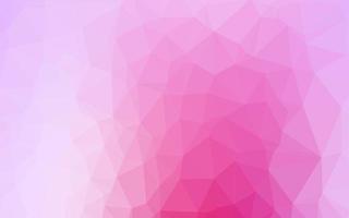 Light Pink, Blue vector polygon abstract backdrop.