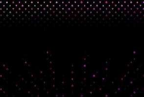 Dark pink vector template with poker symbols.