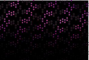 Dark Purple vector layout with circle shapes.