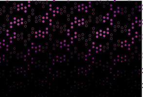 Dark Purple vector layout with circle shapes.