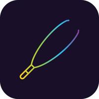 Tweezers Gradient Icon vector