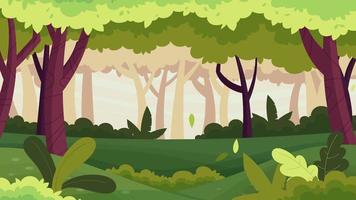 fundo de desenho animado - floresta da selva video