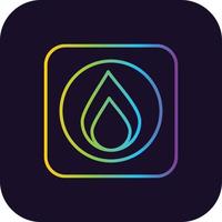 Emergency Button Gradient Icon vector