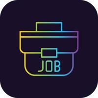 Job Gradient Icon vector