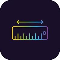 Measure Gradient Icon vector