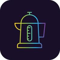 Kettle Gradient Icon vector