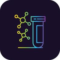 Chemistry Gradient Icon vector