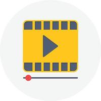 Video Gradient Icon vector