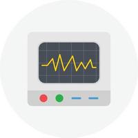 Oscilloscope Flat Circle vector