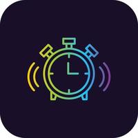 Alarm Gradient Icon vector