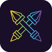 Scepter Gradient Icon vector