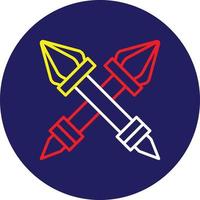 Scepter Line Multicolor vector