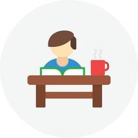 Study Flat Circle vector
