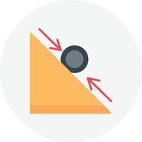 Rolling Flat Circle vector