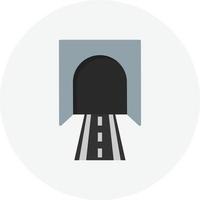 Tunnel Flat Circle vector