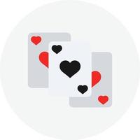 Cards Flat Circle vector