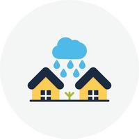 Monsoon Flat Circle vector