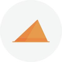 Pyramid Flat Circle vector