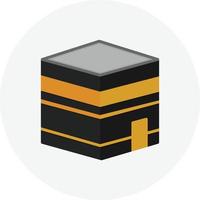 Kaaba Flat Circle vector