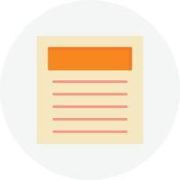 Blog Flat Circle vector