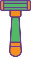 Razor Line Filled Two Color vector
