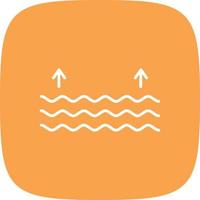 High Tide Line Round Corner vector