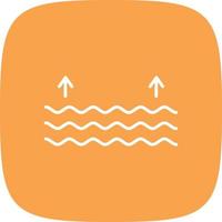 High Tide Line Round Corner vector