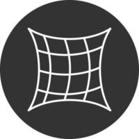 Net Line Inverted Icon vector