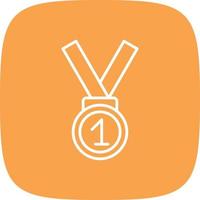 Medal Line Round Corner vector