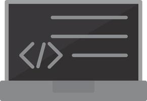 Programming  Flat Greyscale vector