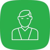 3 - Student Line Round Corner vector