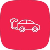 Car Line Round Corner vector