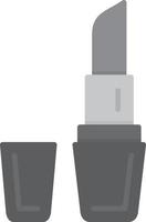 Lipstick Flat Greyscale vector