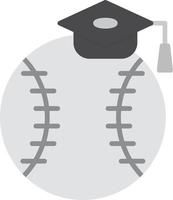 Sports Education Flat Greyscale vector