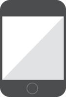 Smart phone Flat Greyscale vector