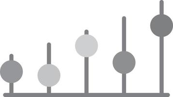 Settings Flat Greyscale vector