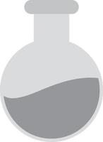 Flask Flat Greyscale vector