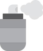 Spray Can Flat Greyscale vector