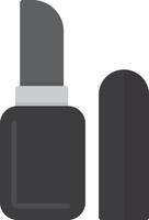 Lipstick Flat Greyscale vector