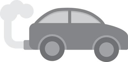 Car Flat Greyscale vector