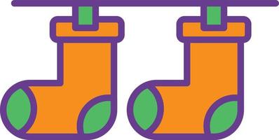 Drying Line Filled Two Color vector