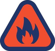 Fire Color Icon vector